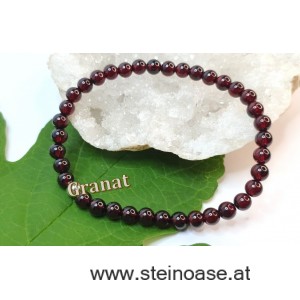 Armband Granat 6mm